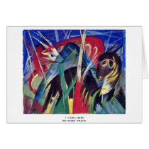 I Fabeltiere By Marc Franz Greeting Cards