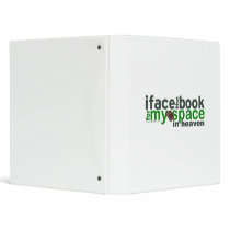 I Face the Book for Myspace Vinyl Binder