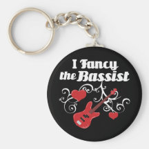 I Fancy The Bassist Key Chains