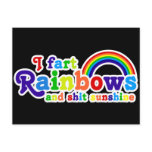 I Fart Rainbows and Shit Sunshine Grobe Post Card