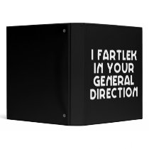 I Fartlek In Your General Direction Vinyl Binder