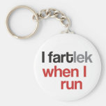 I FARTlek when I Run - Funny FARTlek Keychains