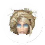 I Feel Blonde Stickers