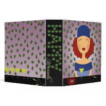 I Feel Fine (Red Head) Art Binder by Jaishi