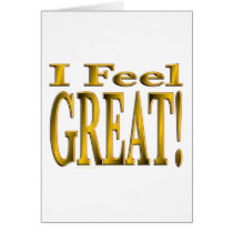 I Feel Great cards