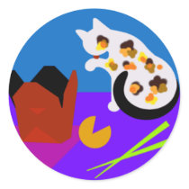 I Feel like Oriental tonight stickers by animaegirl I Feel like Oriental tonight stickers