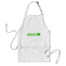 I feel lucky in Indiana Apron