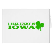 I feel lucky in Iowa Card