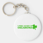I feel lucky in Oklahoma Keychains