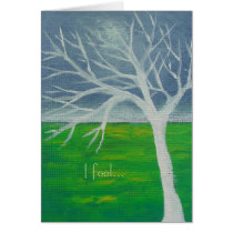 I feel peaceful when I'm with you Greeting Card cards