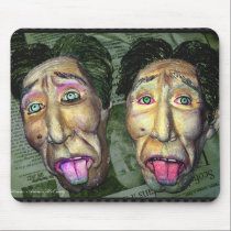 "I feel Sick" The Twin Face mousepads