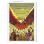 I fell in love at the zombie apocalypse greeting cards