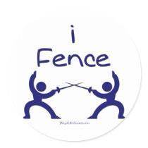 I Fence stickers