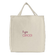 I fight cancer embroidered bag embroidered bags by Cancerjourney I fight cancer embroidered bag embroidered bags