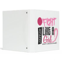 I Fight Like A Girl 4.1 Breast Cancer Binder