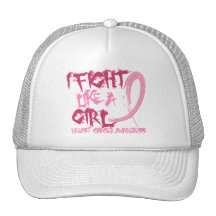 I Fight Like A Girl 5.1 Breast Cancer Trucker Hat