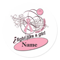i Fight like a girl  customize it Sticker