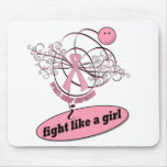 i Fight like a girl Mouse Pad