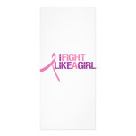 i fight like a girl customized rack card
