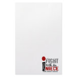 I Fight With My Niece Brain Cancer Custom Stationery