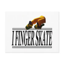 I FINGER SKATE postcards by HURCHLA I FINGER SKATE postcards