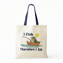 I Fish, Therefore I Am bags
