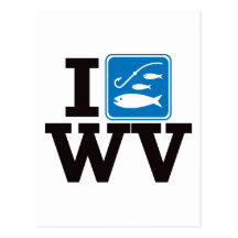 I Fish West Virginia - WV Post Cards