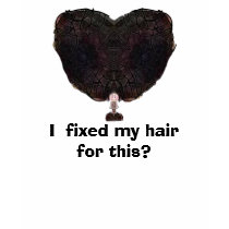I fixed my hair for this t-shirts by lissame73 I fixed my hair for this t-shirts