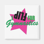 I Flip for Gymnastics Magnet