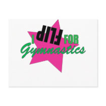 I Flip for Gymnastics Post Card