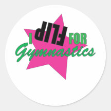I Flip for Gymnastics- Sticker