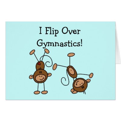 I Flip Over Gymnastics Tshirts and Gifts Cards