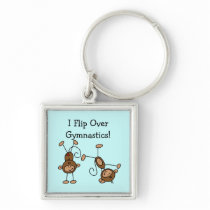 I Flip Over Gymnastics Tshirts and Gifts keychains by stick_figures I Flip Over Gymnastics Tshirts and Gifts keychains