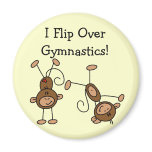 I Flip Over Gymnastics Tshirts and Gifts Fridge Magnet
