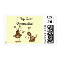 I Flip Over Gymnastics Tshirts and Gifts Stamps