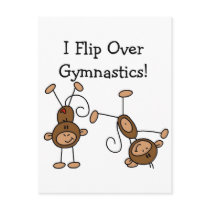 I Flip Over Gymnastics Tshirts and Gifts postcards by stick_figures I Flip Over Gymnastics Tshirts and Gifts postcards