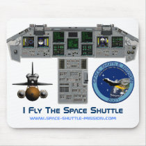 I Fly The Space Shuttle, Cockpit, Mousepad by Propellerhead I Fly The Space Shuttle, Cockpit, Mousepad