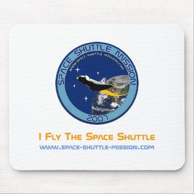 I Fly The Space Shuttle, Mousepad by Propellerhead