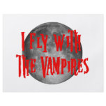 I Fly With The Vampires Full Color Flyer