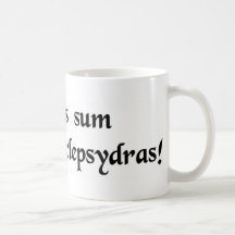 I forgot to polish the clocks! coffee mugs