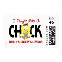I Fought Like A Chick 1 Brain Surgery Survivor Stamps