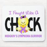 I Fought Like A Chick Lymphoma Hod Survivor Mouse Pads