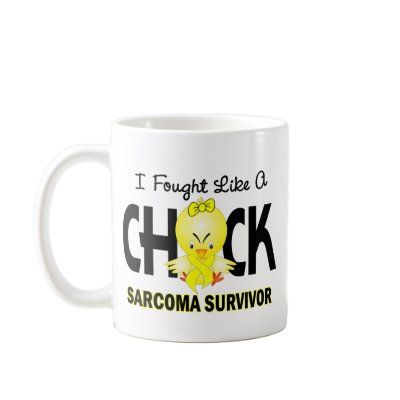 I Fought Like A Chick Sarcoma Survivor mug