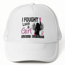 I Fought Like A Girl 26S Breast Cancer Trucker Hat
