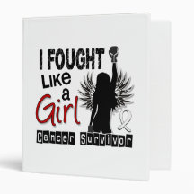I Fought Like A Girl 26S Retinoblastoma 3 Ring Binders