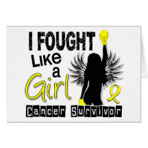 I Fought Like A Girl 26S Sarcoma Greeting Card