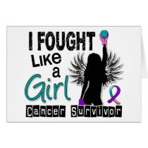 I Fought Like A Girl 26S Thyroid Cancer Survivor Card