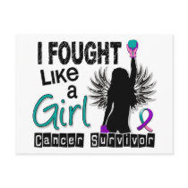 I Fought Like A Girl 26S Thyroid Cancer Survivor Postcard