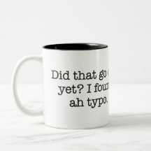 I found a typo coffee mug