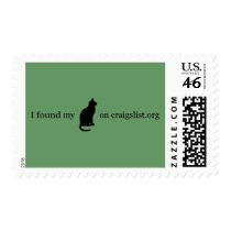 I Found My Cat On Craigslist.Org Postage Stamps